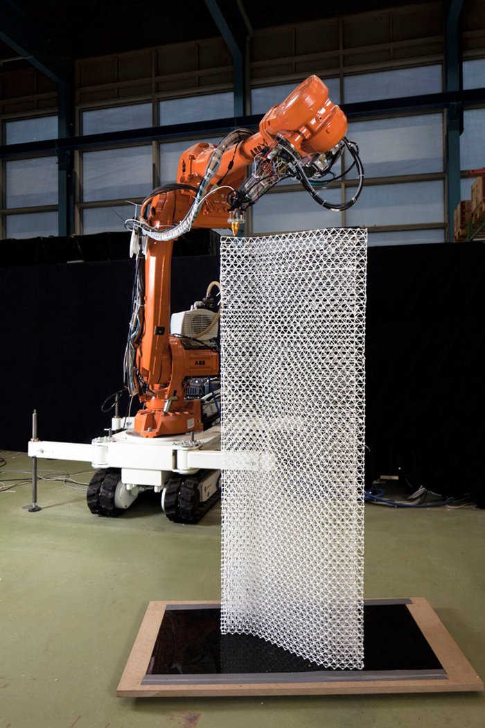 取代原有鋼筋架 3D打印復(fù)雜金屬網(wǎng)格結(jié)構(gòu)用于混凝土構(gòu)件 取代原有鋼筋架 3D打印復(fù)雜金屬網(wǎng)格結(jié)構(gòu)用于混凝土構(gòu)件