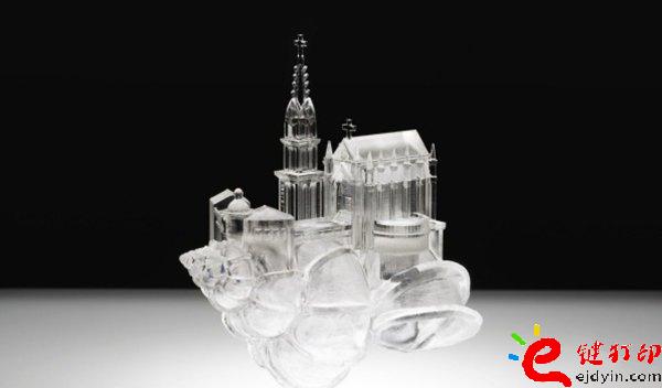 3D打印個性化私人訂制 藝術(shù)家 Aki Inomata 3D打印的在一個寄居蟹殼上的日本結(jié)婚教堂