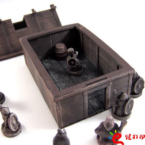 復古風的金屬質感3D打印VIKING房子欣賞 很像巧克力(帶下載地址)