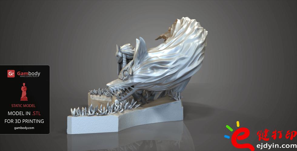 [超精致多圖]3D打印精致游戲動(dòng)漫人物模型手板作品欣賞(帶下載地址)