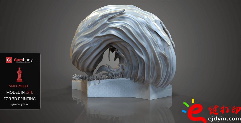 [超精致多圖]3D打印精致游戲動(dòng)漫人物模型手板作品欣賞(帶下載地址)