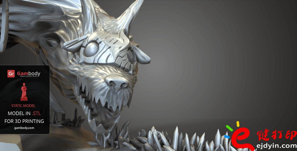 [超精致多圖]3D打印精致游戲動(dòng)漫人物模型手板作品欣賞(帶下載地址)